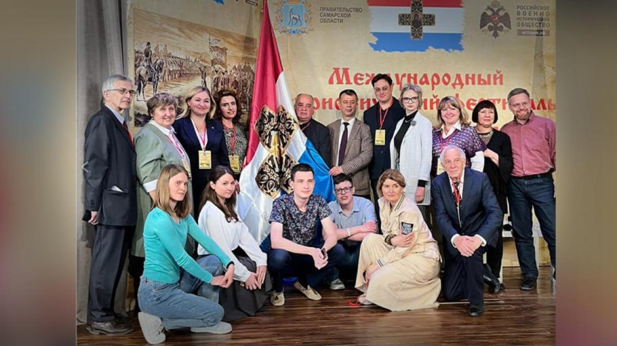 Национальное движение Русофилы приняло участие в фестивале Самарское знамя.